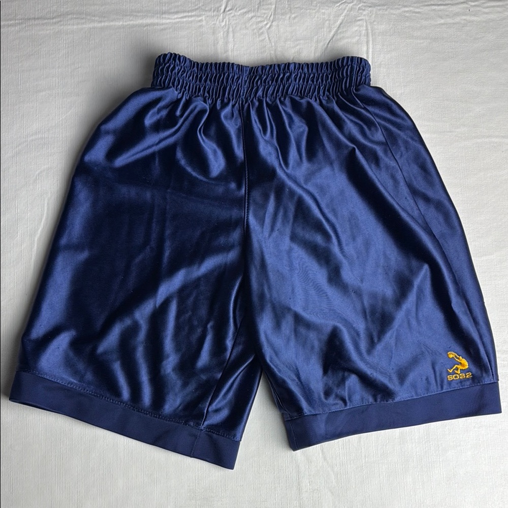 AND1 Boys Blue Elastic Waist Basketball Athletic Shorts Size 6